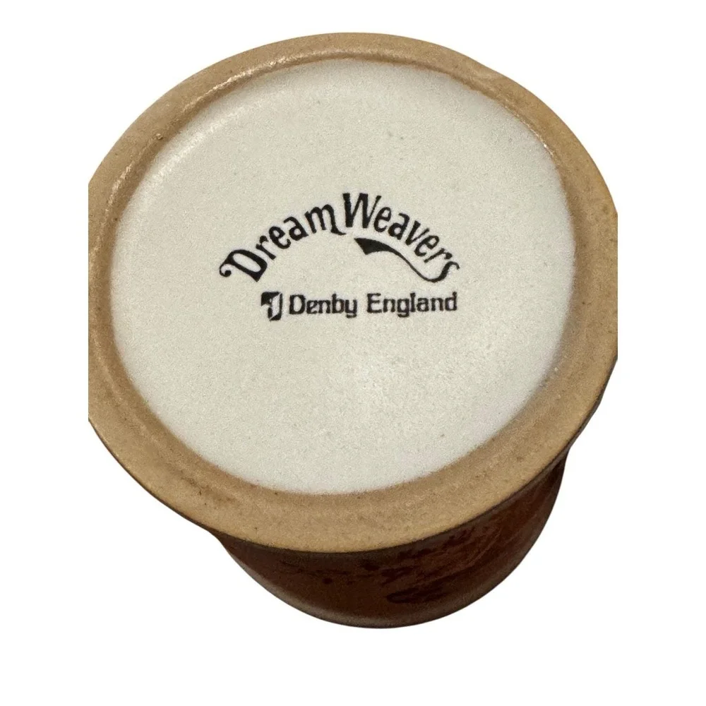 Vintage Denby England Dream Weavers‎ blue Plate Bowl Mug Set Boy Discontinued
